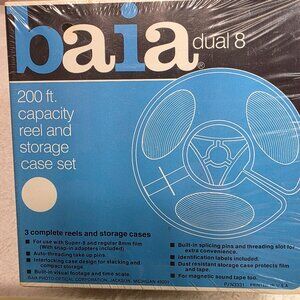 BAIA Dual 8 200ft capacity reel and storage case set